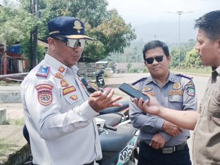 Dishub Konawe Utara Sosialisasi Perbup Retribusi Jalan di Desa Lahimbua, Targetkan Peningkatan PAD 2026