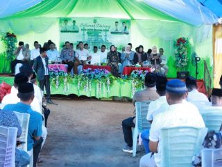 Terjang Lautan Demi Rakyat, Wakil Bupati Konut Pimpin Safari Ramadhan di Desa Boedingi