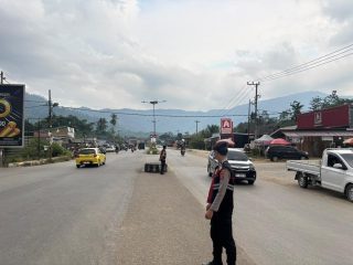 Polisi Turun ke Jalan, Amankan Aktivitas Masyarakat Menjelang Berbuka