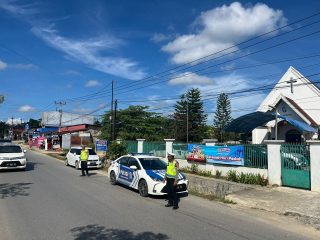 Patroli KRYD Ditlantas Polda Sultra Amankan Ibadah Jumat, Situasi Kondusif