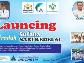 KADIN SULTRA TANCAP GAS: “SUFANA SARI KEDELAI” SIAP MASUK PROGRAM MBG, DORONG GIZI DAN UMKM LOKAL