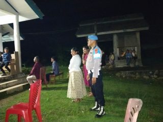 Polres Konut Amankan Ibadah Kenaikan Yesus Kristus di Desa Wawoheo