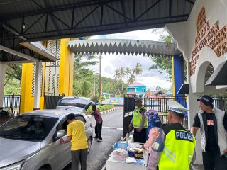 Ditlantas Polda Sultra Laksanakan Pengamanan dan Pengaturan Lalu Lintas Saat Kedatangan Wamendagri di Kendari
