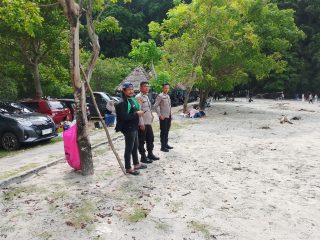 Polsek Sawa Intensifkan Pengamanan Objek Wisata Saat Libur Idul Adha 1447 H