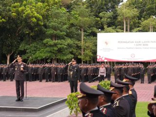 Dirlantas Polda Sultra Hadiri Upacara Hari Lahir Pancasila 2026, Tegaskan Komitmen Polri Jaga Persatuan Bangsa