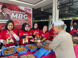 Disponsori Tunggal H. Amir, GPIM Luncurkan Program Makan Gratis di Konawe