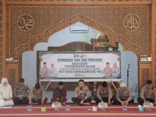 Syukuran dan Doa Bersama Momentum Penguatan Integritas dan Spirit Pengabdian Polri pada Tahun Baru Islam dan HUT Bhayangkara ke-80