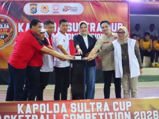 Kapolda Sultra Cup Basketball Competition 2026 Resmi Bergulir, Wadah Lahirkan Bibit Atlet Berprestasi