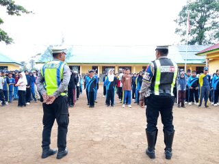Police Goes To School, Satlantas Polres Konawe Utara Hadir Berikan Edukasi Humanis Bangun Budaya Tertib Berlalu Lintas