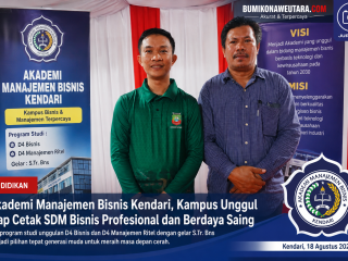 Bupati Konawe Utara Dukung AMB Kendari Cetak SDM Unggul melalui Pendidikan Sarjana, Bisa Kuliah Tanpa Harus Ke Kendari