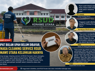 BKAD Bantah Kas Daerah Kosong, Upah Cleaning Service RSUD Konawe Utara Empat Bulan Belum Dibayar